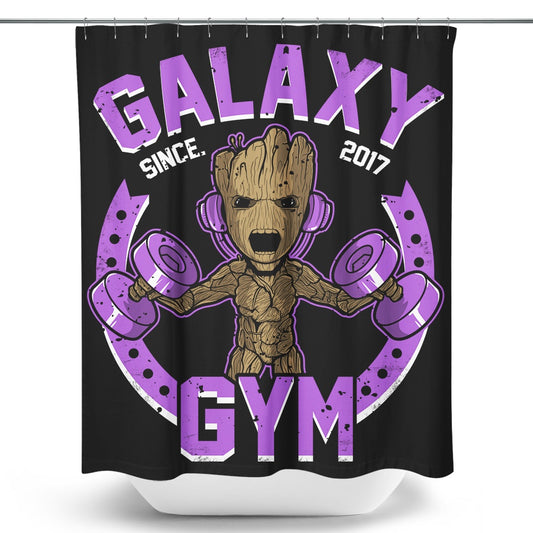 Galaxy Gym - Shower Curtain