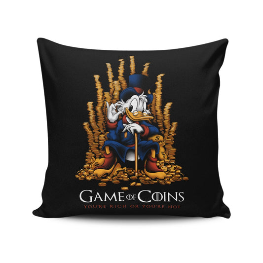 Game of Coins - Throw Pillow