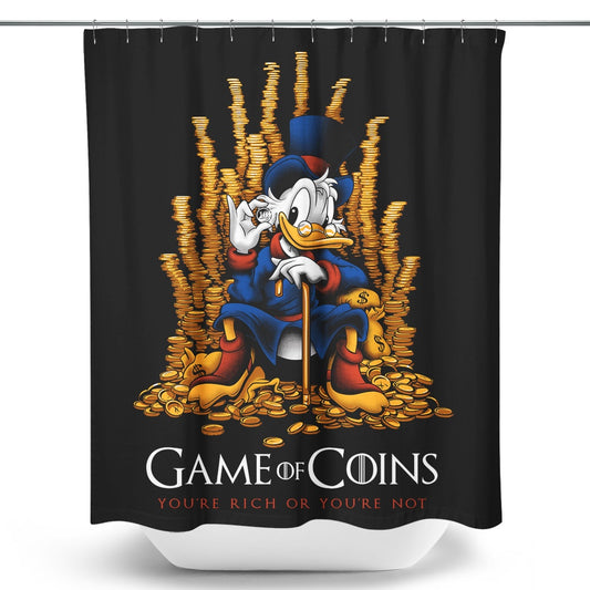 Game of Coins - Shower Curtain