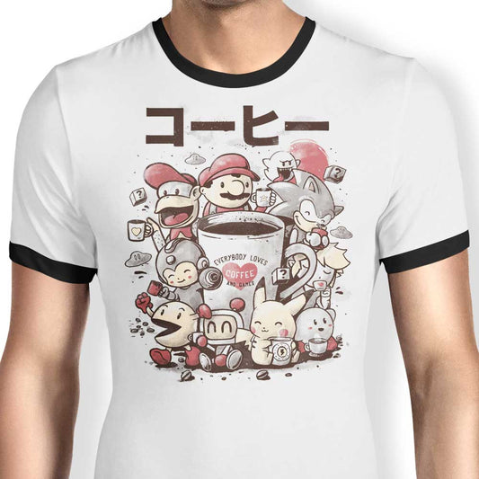 Games and Coffee - Ringer T-Shirt