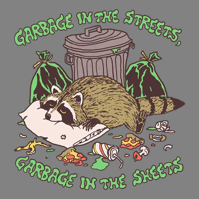 Garbage in the Sheets - Wall Tapestry