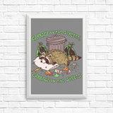 Garbage in the Sheets - Posters & Prints