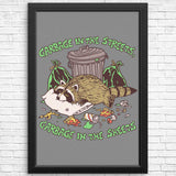 Garbage in the Sheets - Posters & Prints