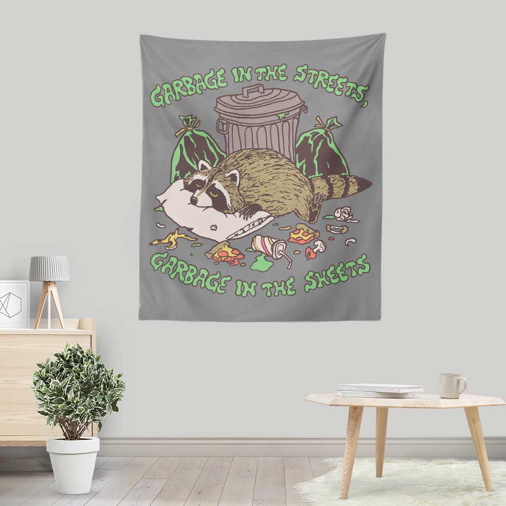 Garbage in the Sheets - Wall Tapestry