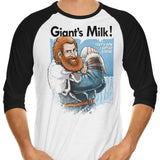 Giant's Milk - 3/4 Sleeve Raglan T-Shirt