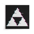 Glitch Triforce - Canvas Print