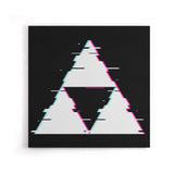 Glitch Triforce - Canvas Print