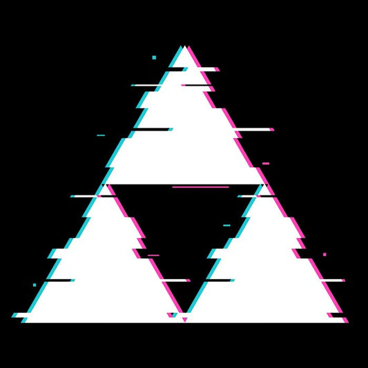 Glitch Triforce - Coasters