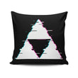 Glitch Triforce - Throw Pillow