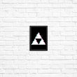 Glitch Triforce - Posters & Prints