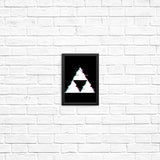 Glitch Triforce - Posters & Prints