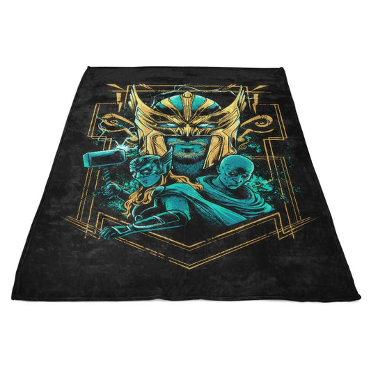 Glowing Thunder - Fleece Blanket