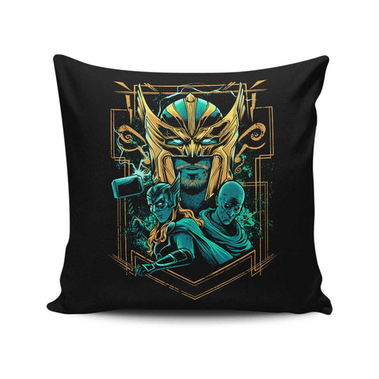 Glowing Thunder - Throw Pillow