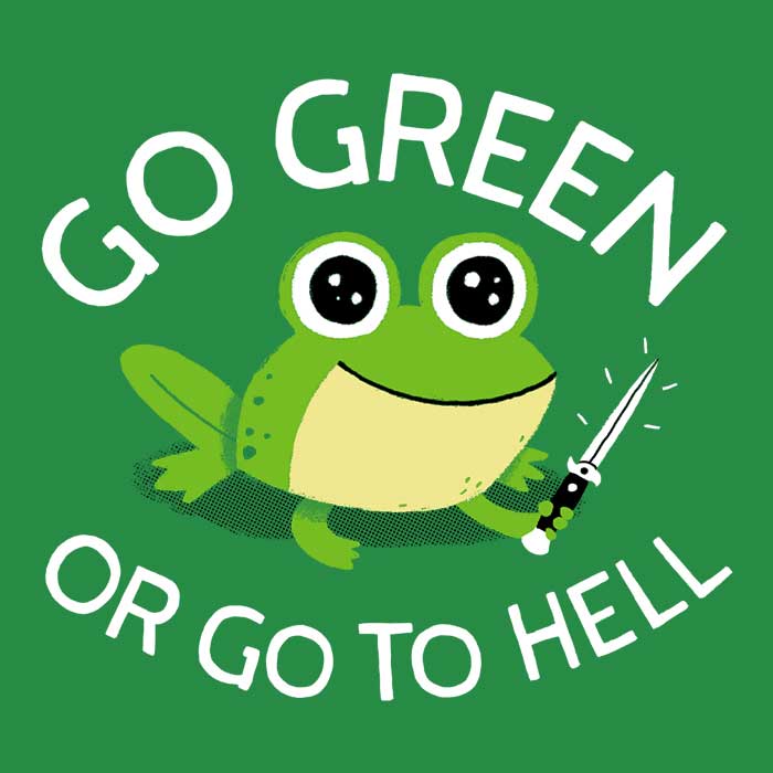 Go Green - Wall Tapestry