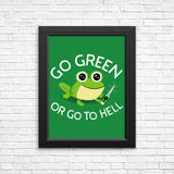 Go Green - Posters & Prints