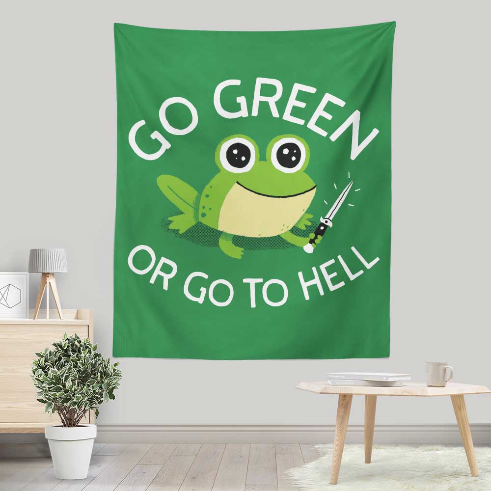 Go Green - Wall Tapestry