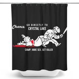 Go to Camp - Shower Curtain