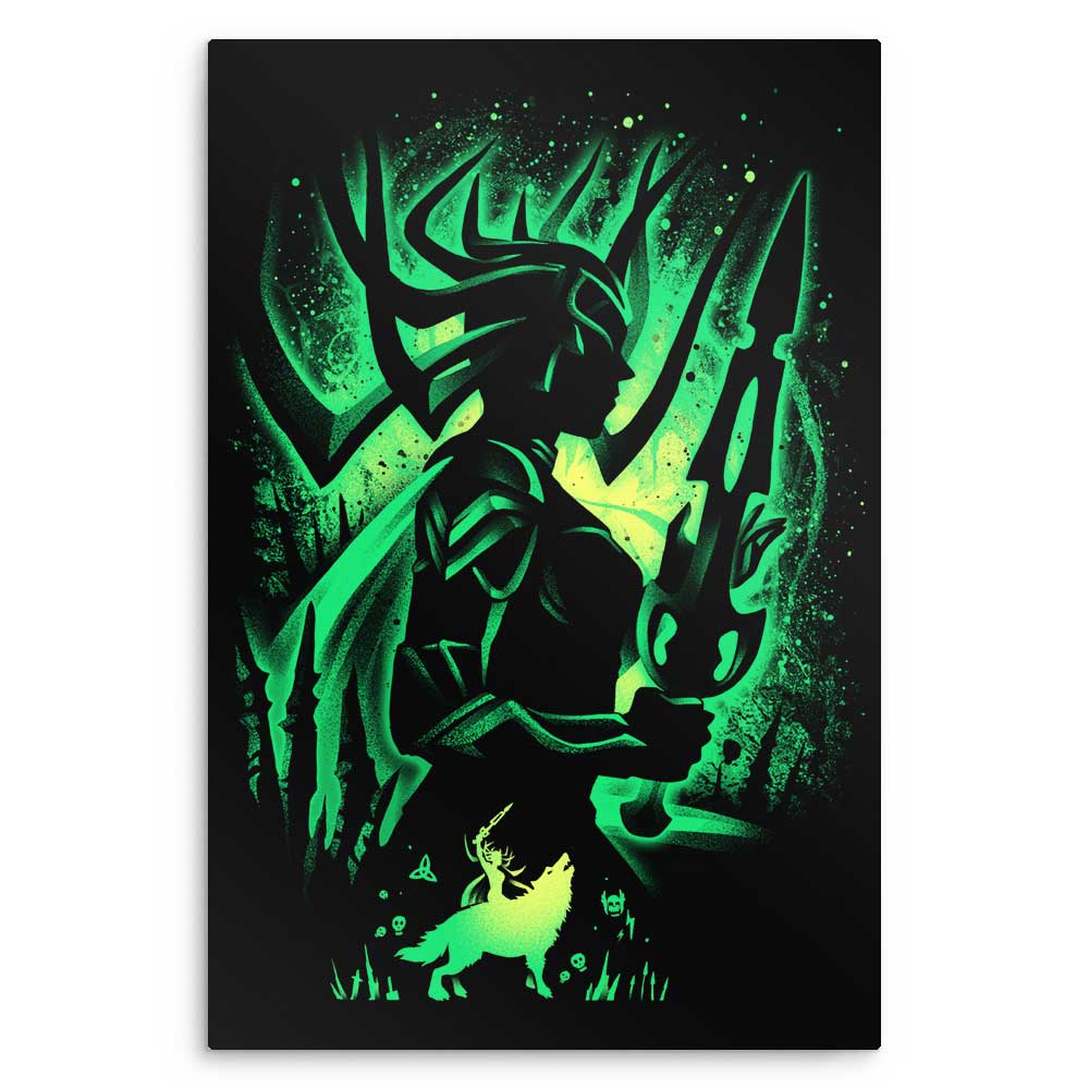 Goddess of Death - Metal Print