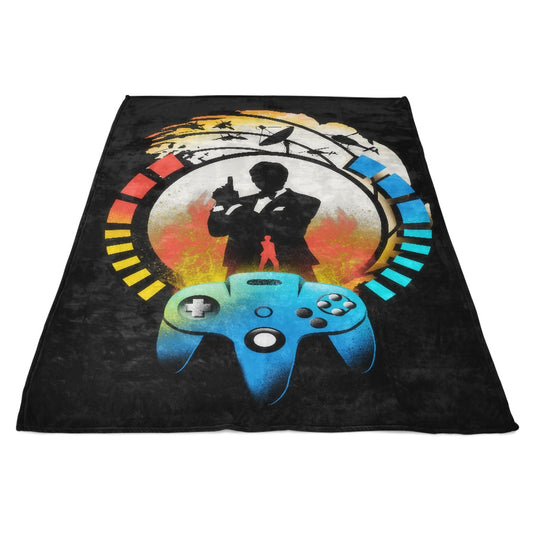 Golden Gun 64 - Fleece Blanket