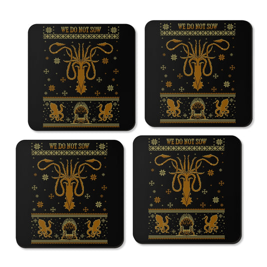 Golden Kraken Sweater - Coasters