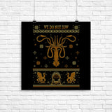 Golden Kraken Sweater - Poster