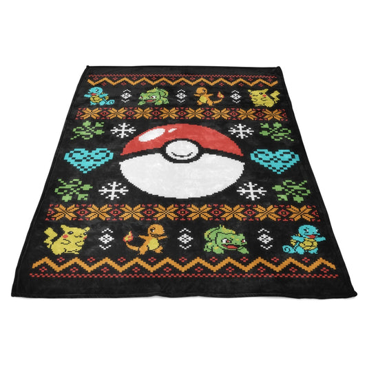 Gotta Stitch 'em All - Fleece Blanket