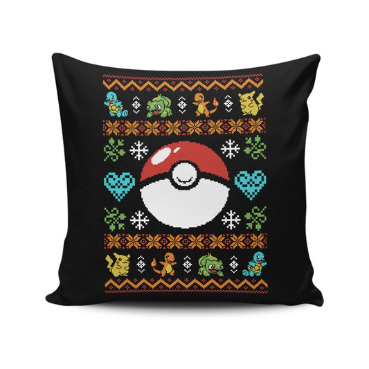 Gotta Stitch 'em All - Throw Pillow