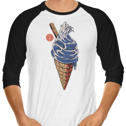 Great Ice Cream - 3/4 Sleeve Raglan T-Shirt