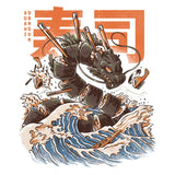 Great Sushi Dragon - Ringer T-Shirt