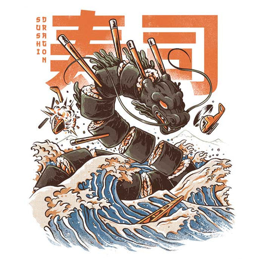 Great Sushi Dragon - Long Sleeve T-Shirt