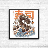 Great Sushi Dragon - Posters & Prints