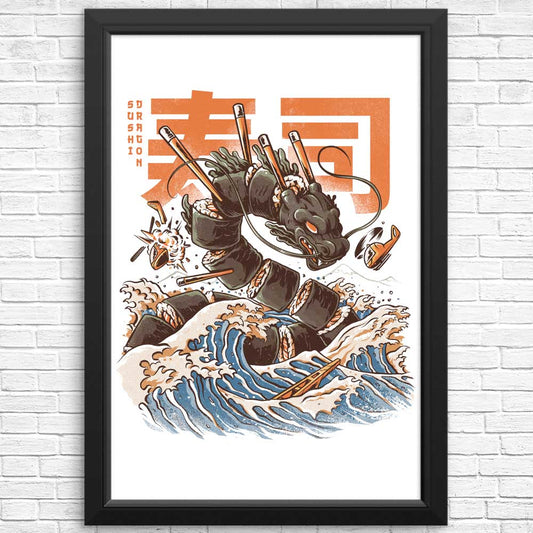 Great Sushi Dragon - Posters & Prints