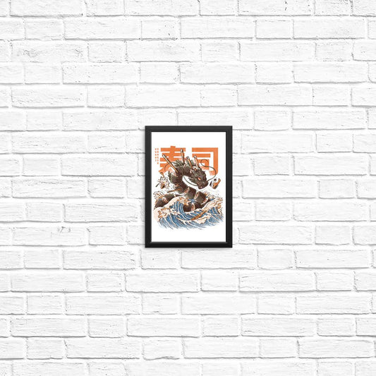 Great Sushi Dragon - Posters & Prints