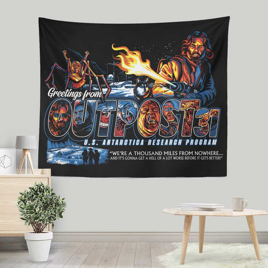 Greetings from Outpost 31 - Wall Tapestry