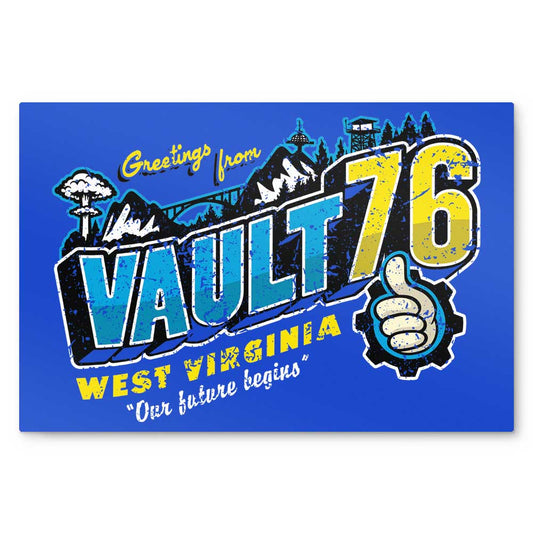 Greetings from West Virginia - Metal Print