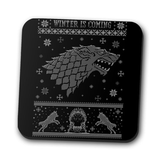 Grey Wolf Sweater - Coasters