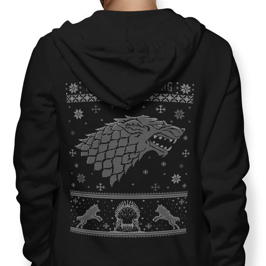 Grey Wolf Sweater - Hoodie