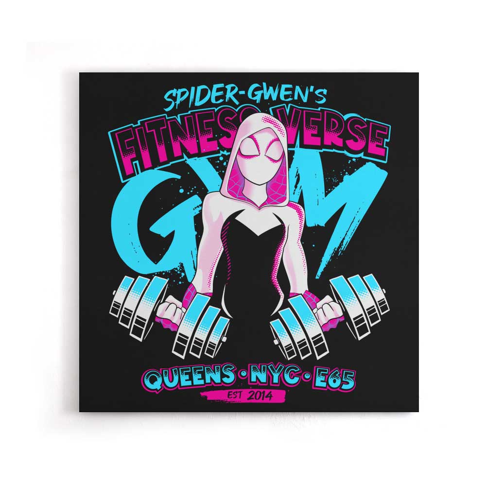 Gwen's Fitness Verse - Canvas Print