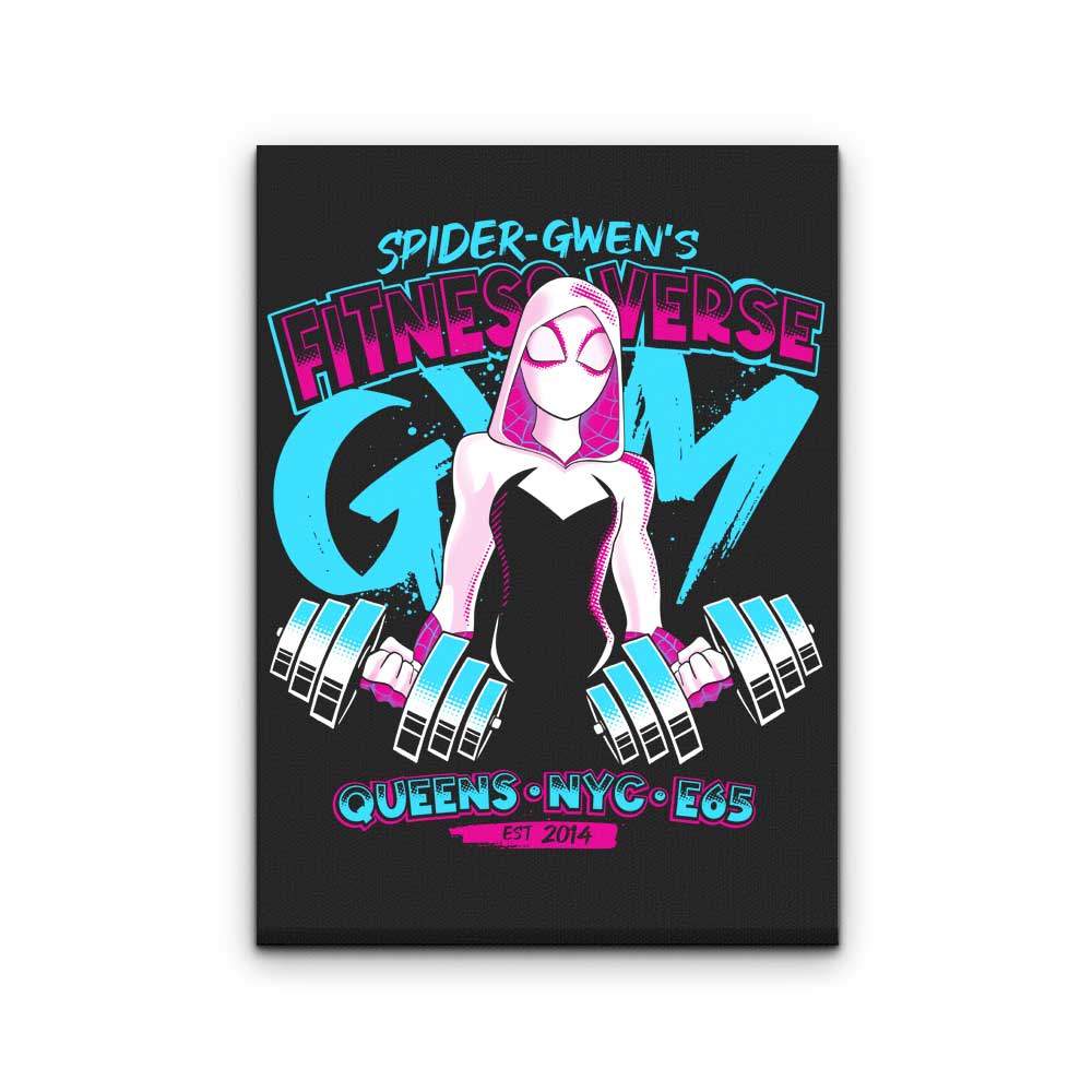 Gwen's Fitness Verse - Canvas Print