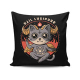 Hail Lucipurr - Throw Pillow