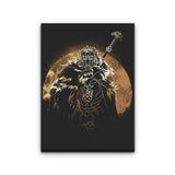 Half Wolf Orb - Canvas Print