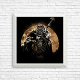 Half Wolf Orb - Posters & Prints