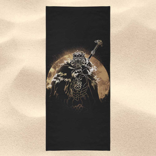 Half Wolf Orb - Towel