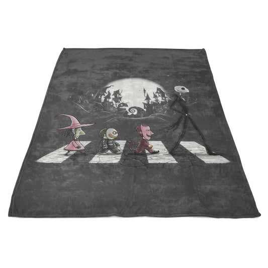 Halloween Road - Fleece Blanket