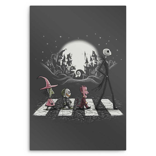 Halloween Road - Metal Print