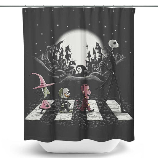 Halloween Road - Shower Curtain