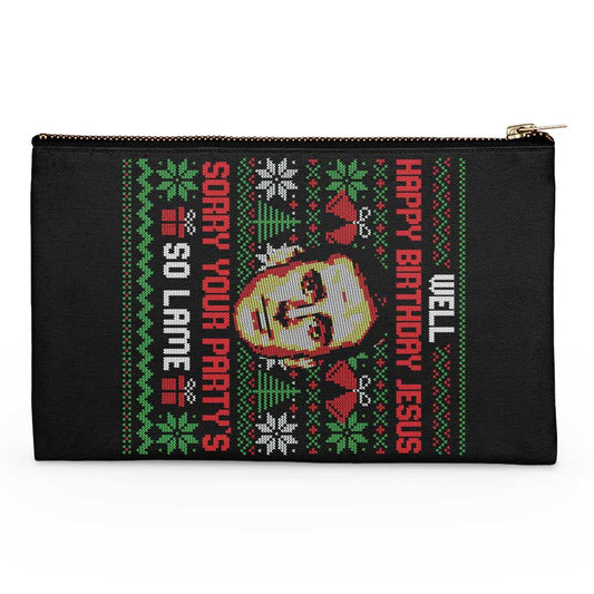 Happy Birthday Jesus - Accessory Pouch