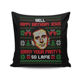 Happy Birthday Jesus - Throw Pillow