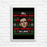 Happy Birthday Jesus - Posters & Prints