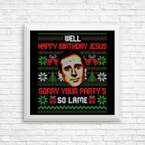 Happy Birthday Jesus - Posters & Prints